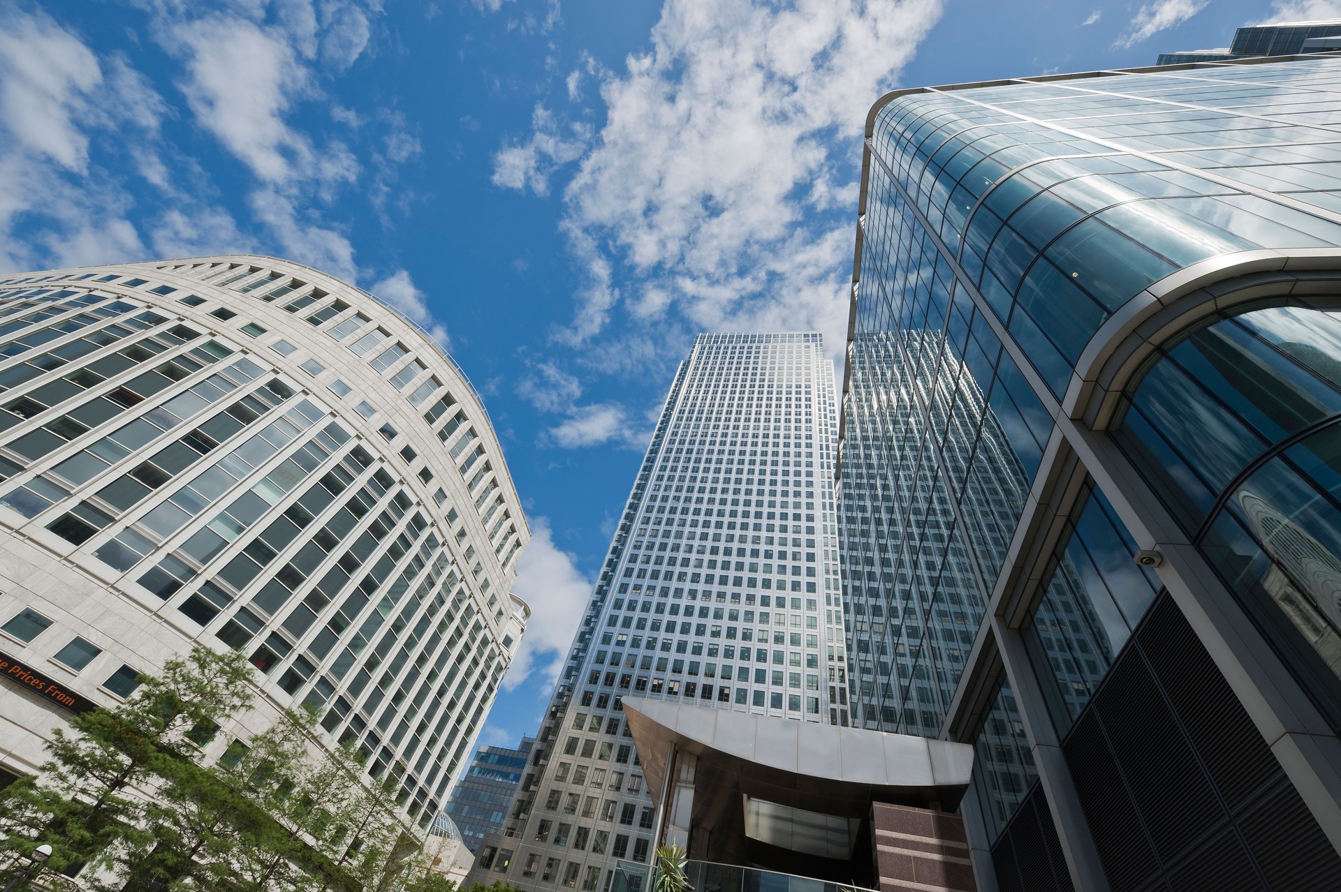 Canary Wharf financial center, London